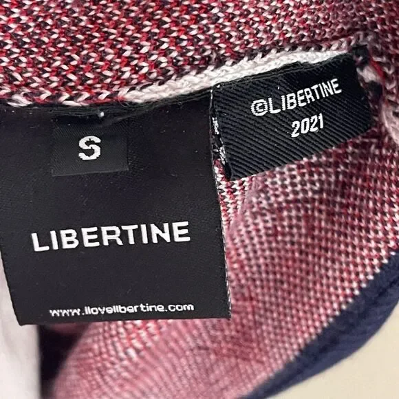 Libertine Women's Red and Black Cardigan Sweater - Picture 4 of 7